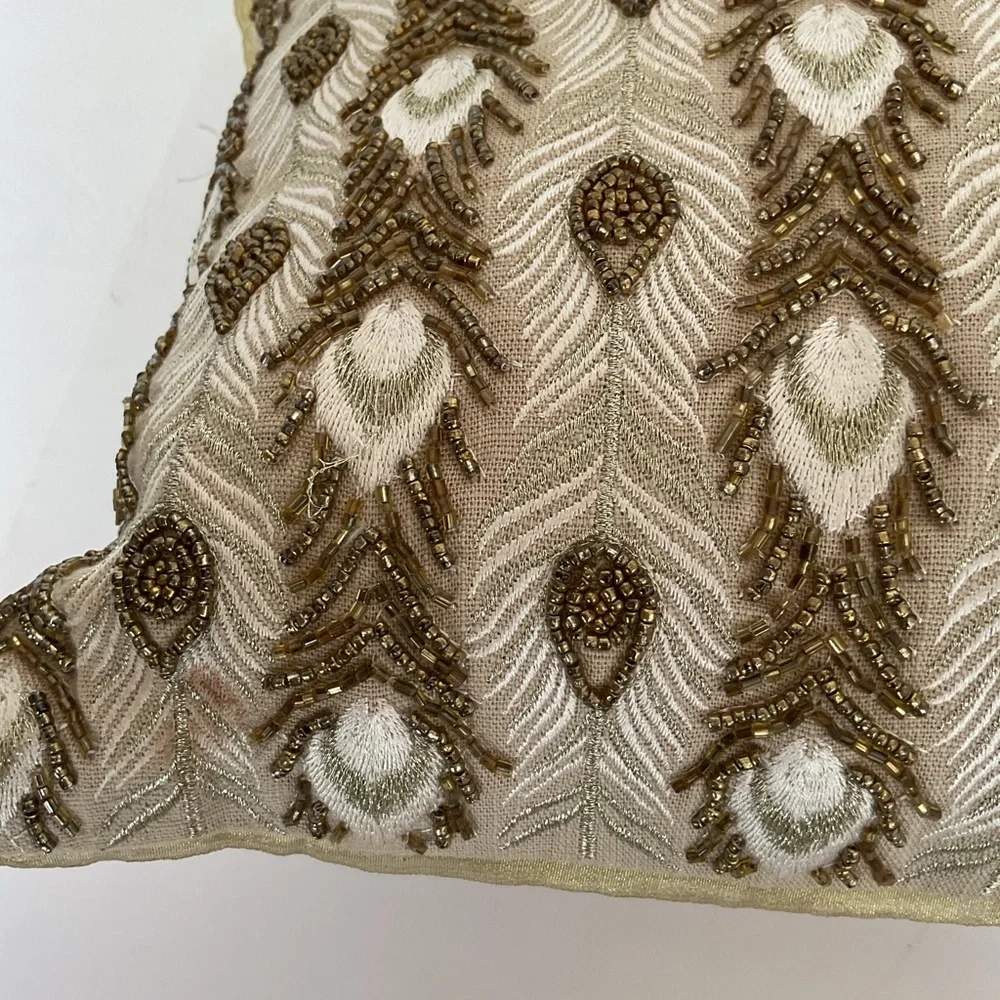 Pier 1 Beaded Pillow